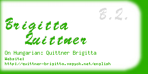 brigitta quittner business card